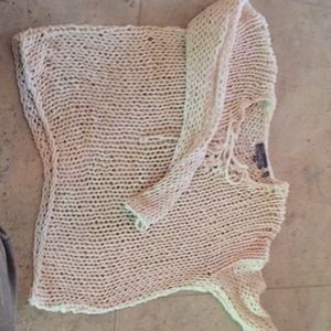 Hand knit sweater